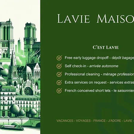 Lavie Maison : Charming Near Montmartre Apartment Paris